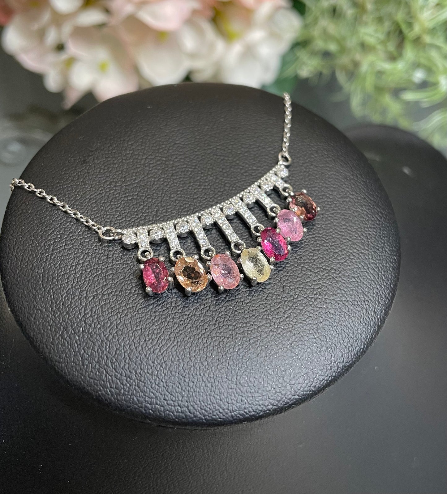 Multicolored Sapphire Necklace